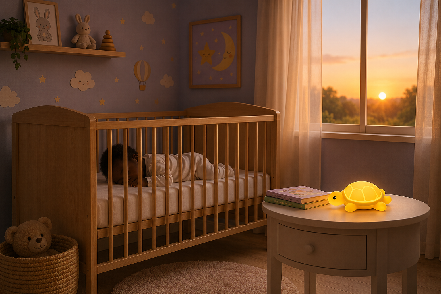 Faut-il laisser la veilleuse toute la nuit pour bébé ?