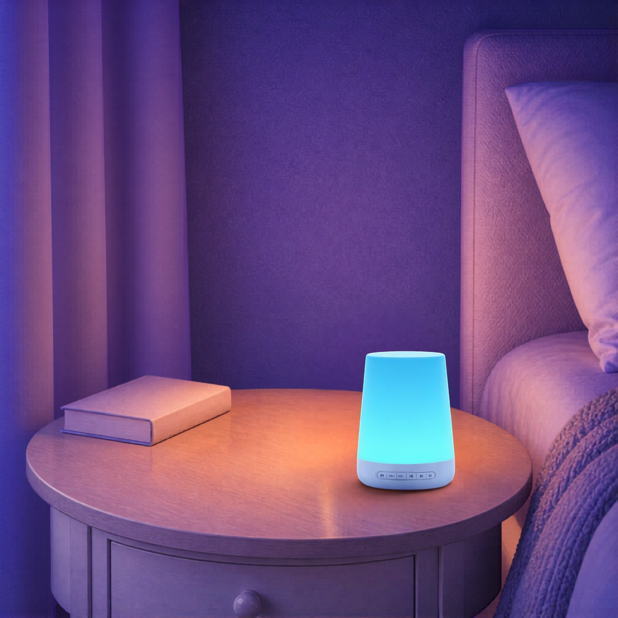 Veilleuse Bruit Blanc LED < br> SleepAura