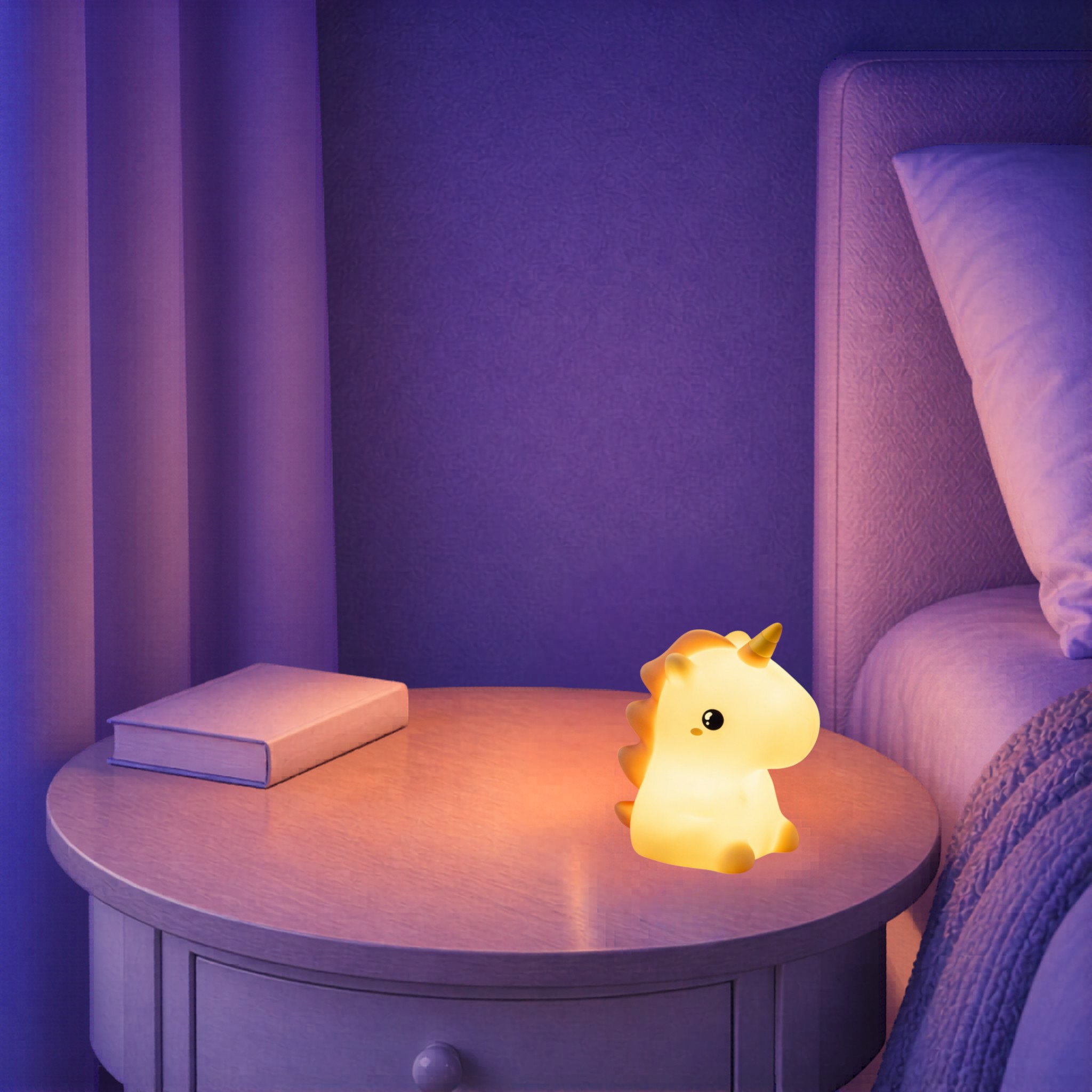 Veilleuse Licorne Lumière Douce LED <br> DreamCorn