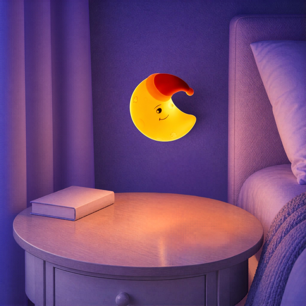 Veilleuse Murale Lune LED Bébé <br> Lunévia