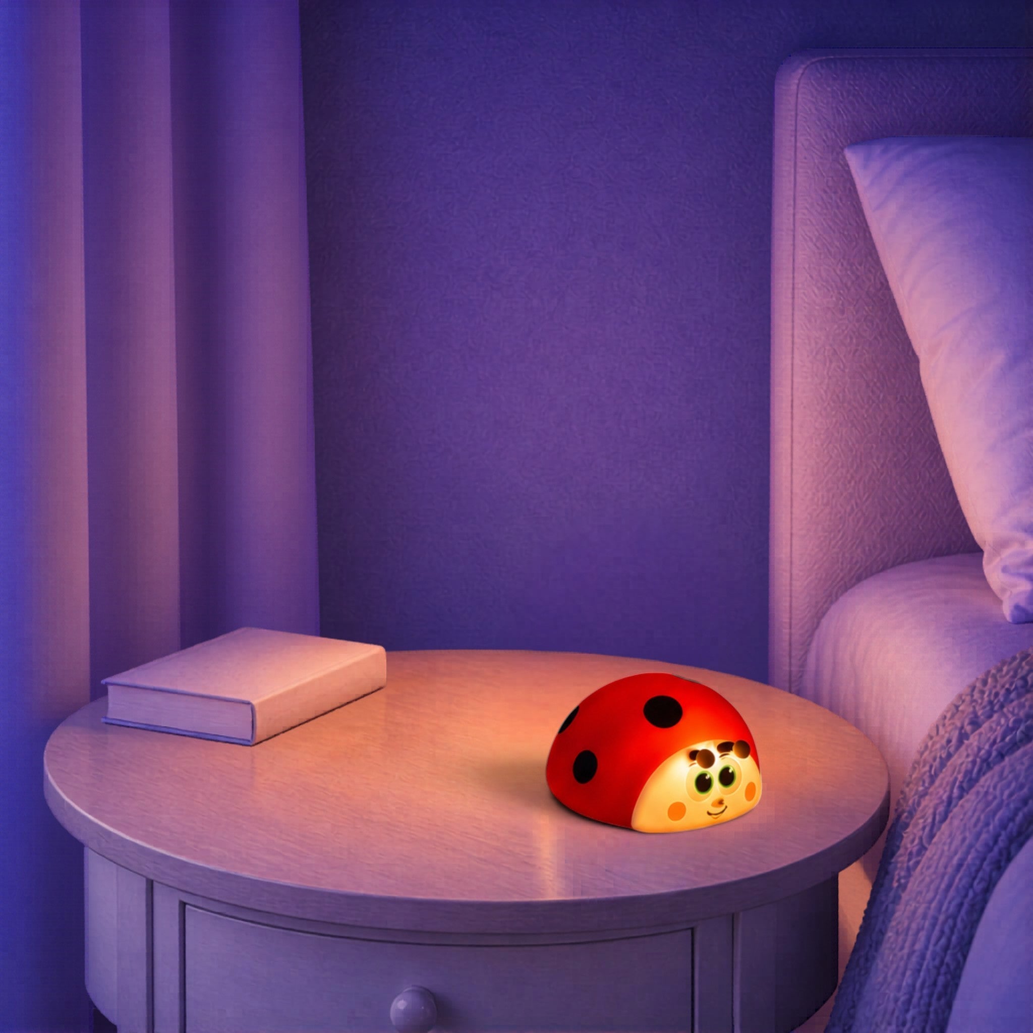 Veilleuse LED Coccinelle <br> LadyLumi