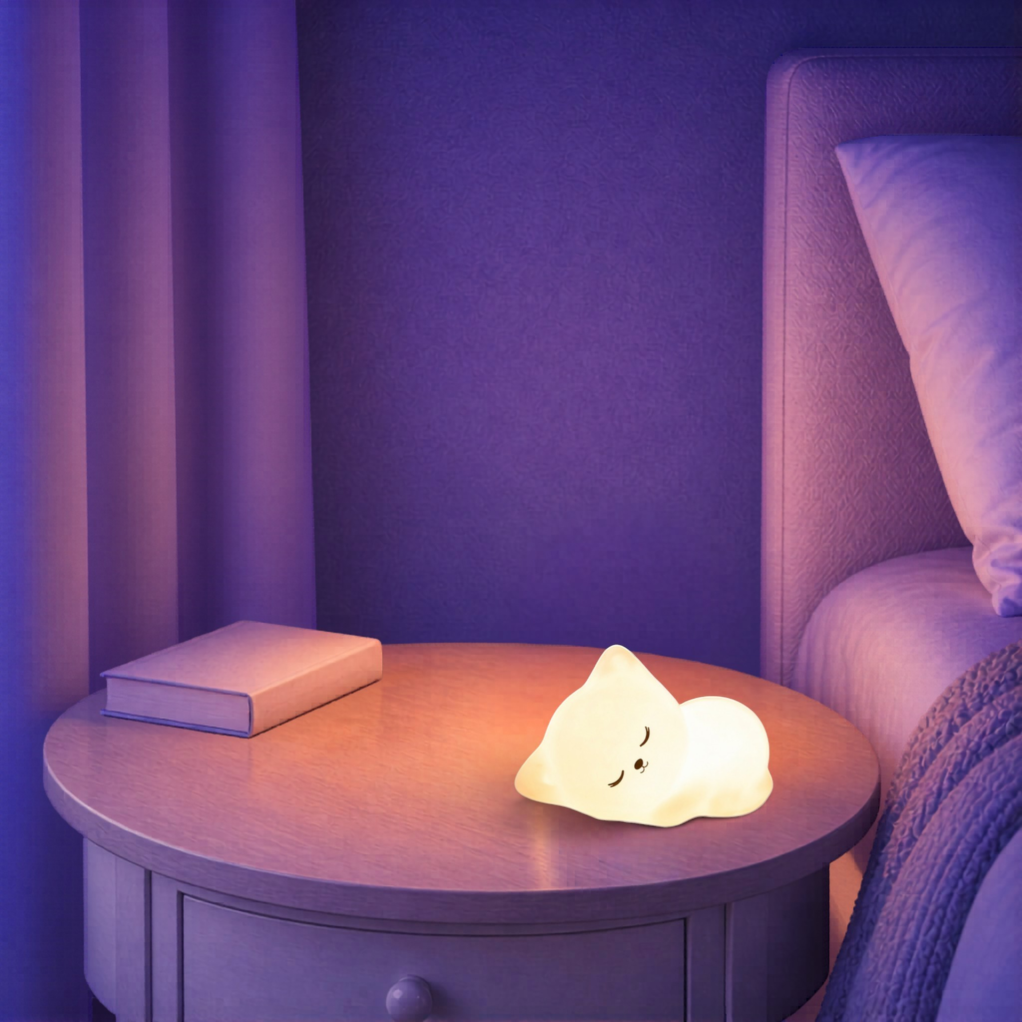 Veilleuse USB Chat Dormeur <br> SleepCat