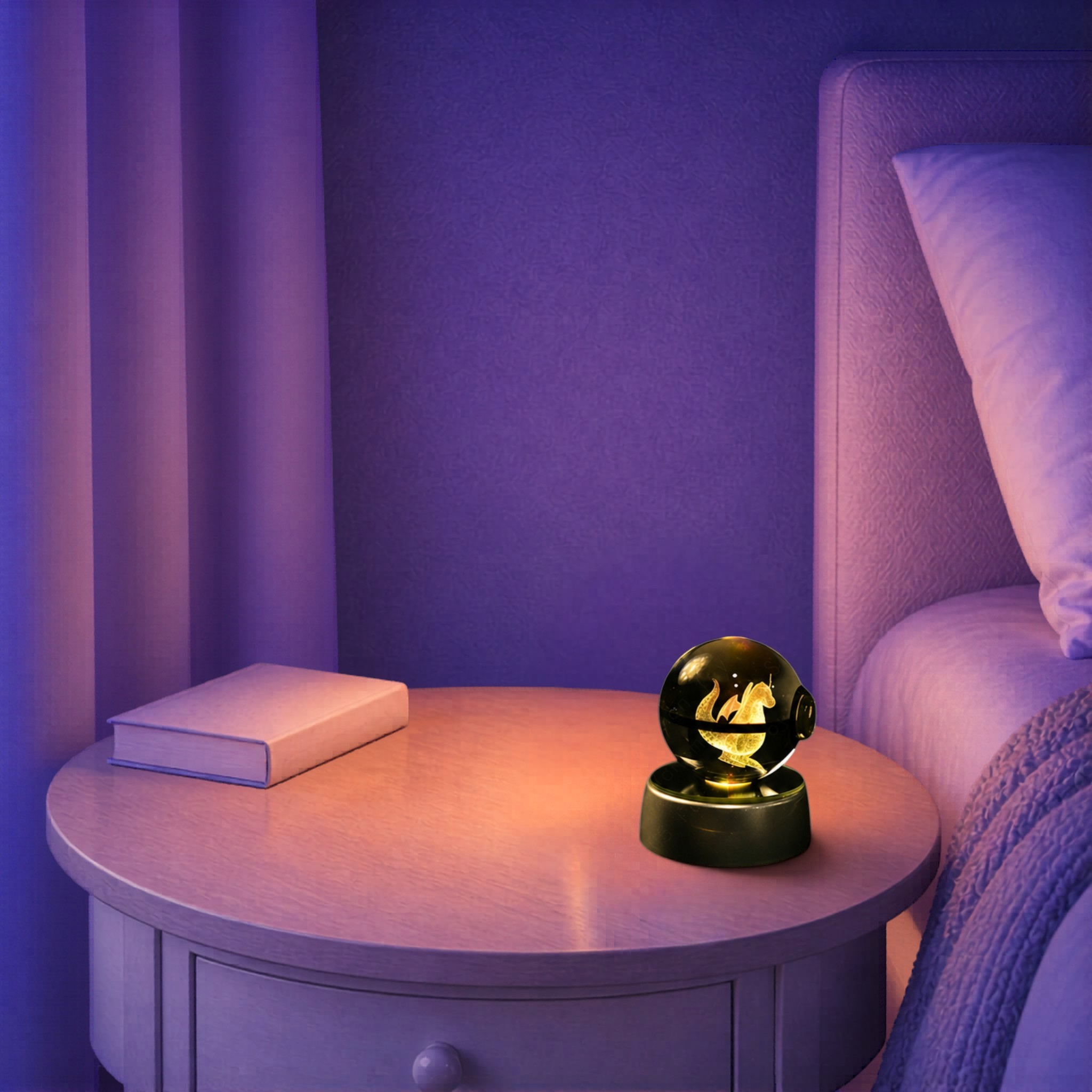 Veilleuse LED Dragon Bienveillant Aura <br> SereneDrake