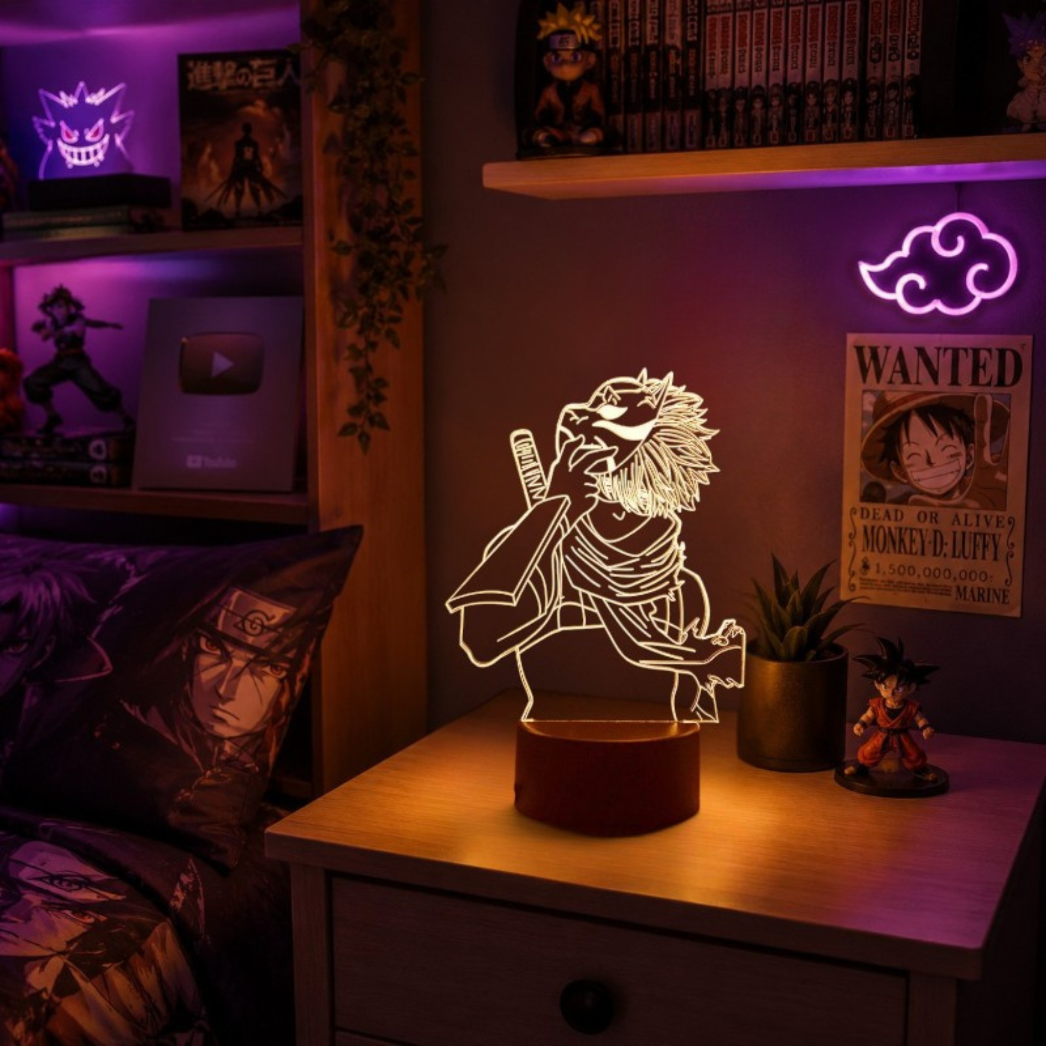 Veilleuse Ninja Masqué LED <br> MaskBlade
