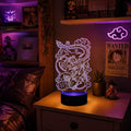 Veilleuse Guerrier cœur pur &  Dragon Légendaire LED <br> DragonAura