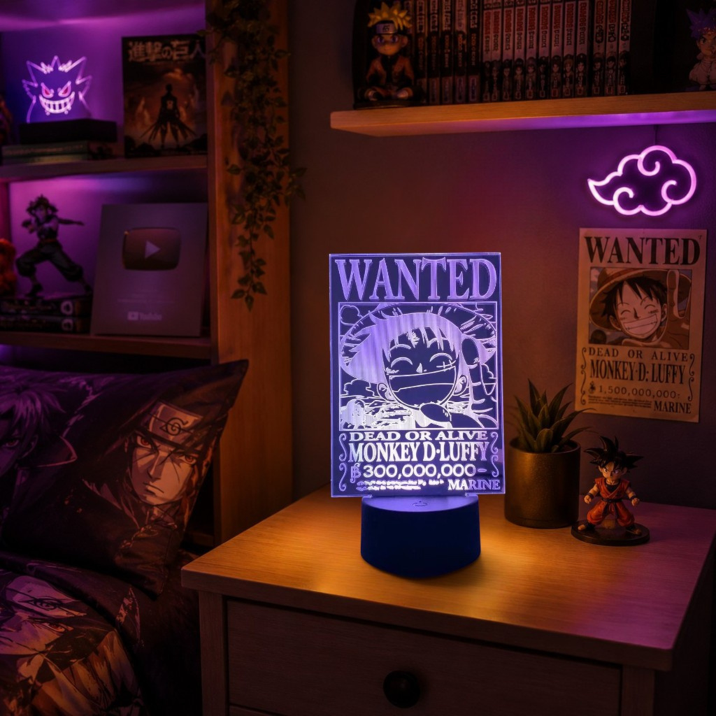 Veilleuse Avis de Recherche LED <br> WantedAura