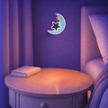 Veilleuse Murale Lune Étoile LED Enfant <br> Lunéa