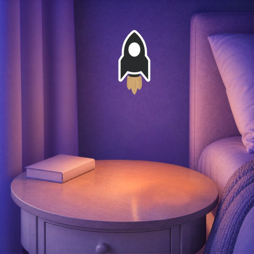 Veilleuse Murale Fusée LED Enfant <br> Astroa