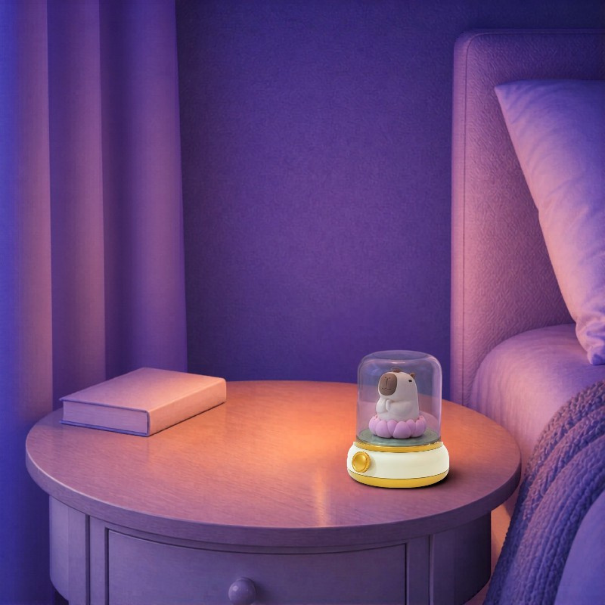 Veilleuse Cloche Animale <br> CozyBell Apaisant
