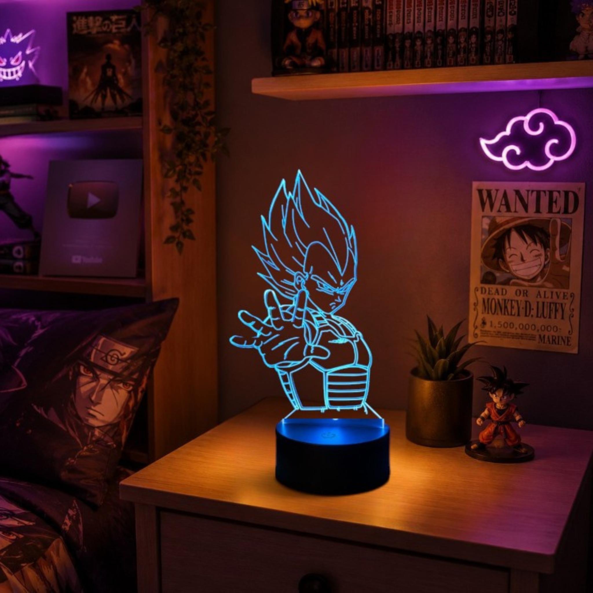 Veilleuse Prince Guerrier Blue LED <br> AzurePrince