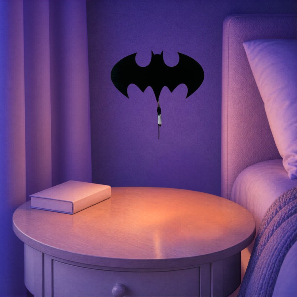Veilleuse Logo Chauve-Souris LED <br> ShadowNest
