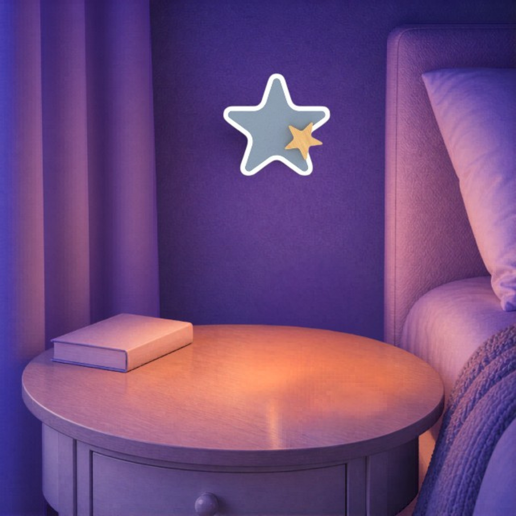 Veilleuse Murale Étoile LED Enfant <br> Starya