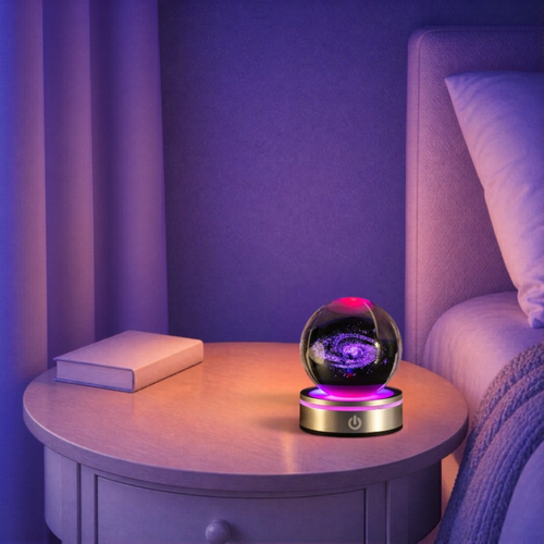 Veilleuse Cristal LED Galaxie <br> GalaxySphere