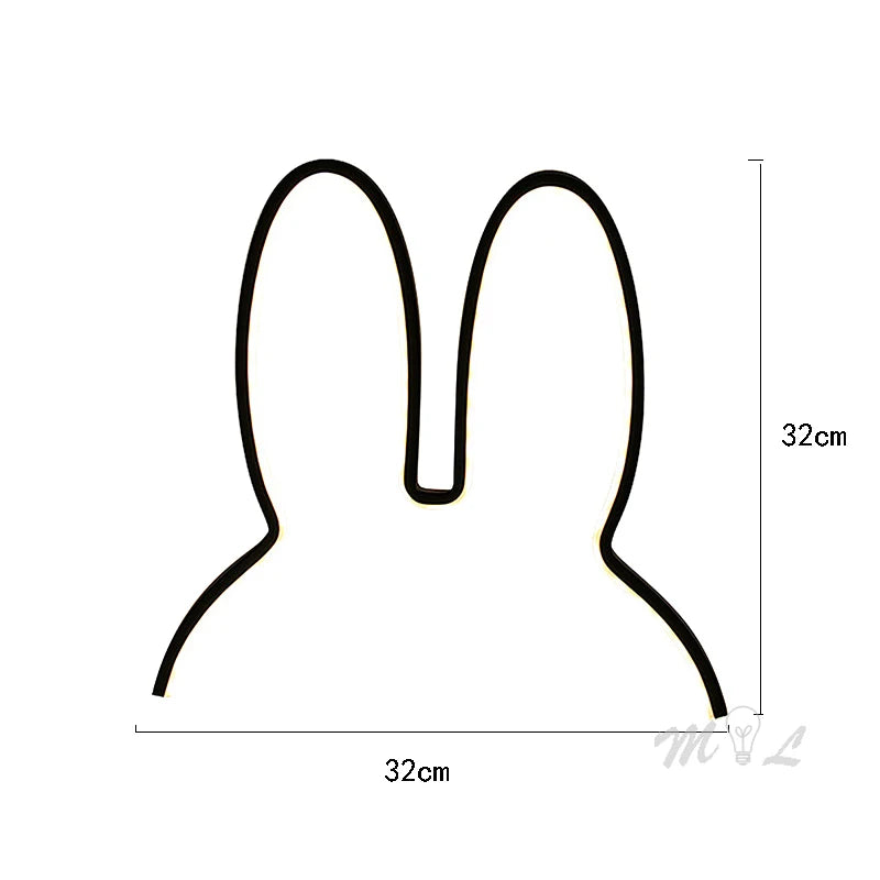 Veilleuse Murale LED Lapin <br> NéoBunny