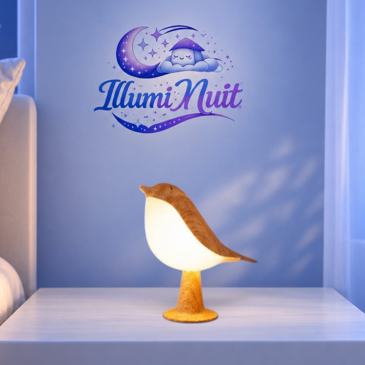 Veilleuse Oiseau Design LED <br> LumiBird