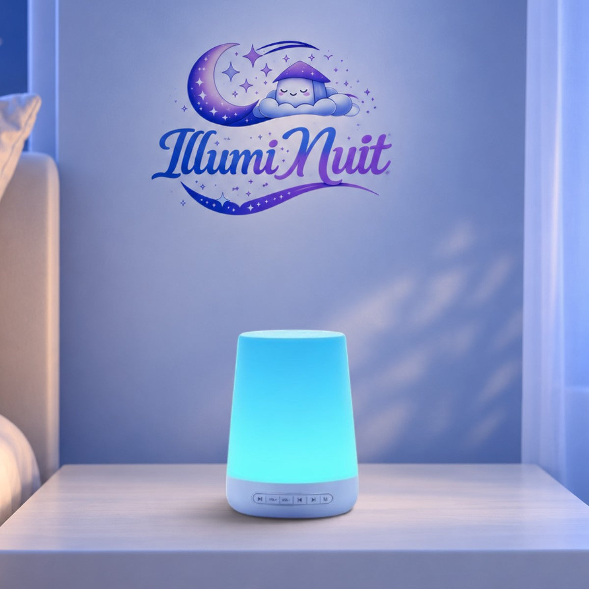 Veilleuse Bruit Blanc LED < br> SleepAura