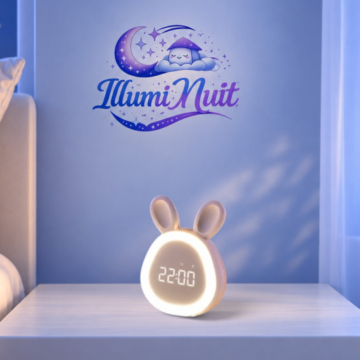 Veilleuse réveil Lapin Enfant <br> BunniLight
