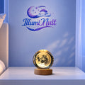 Veilleuse Cristal LED Lune <br> MoonGlow