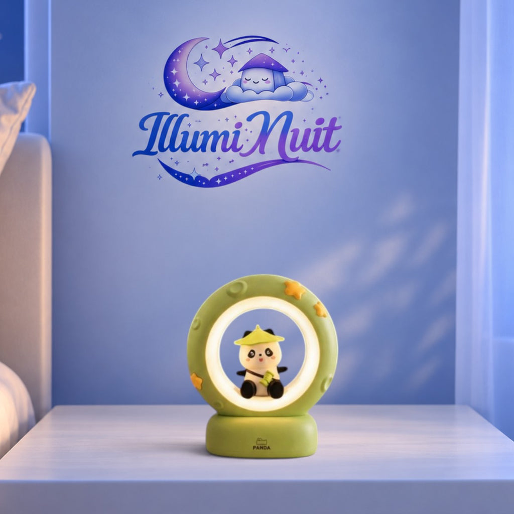 Veilleuse Panda LED Bébé Nature <br> GreenPanda