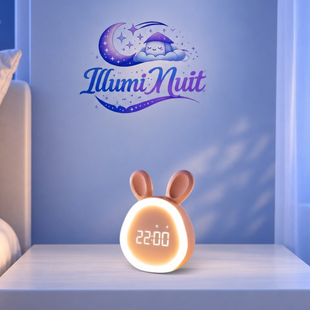 Veilleuse réveil Lapin Enfant <br> BunniLight