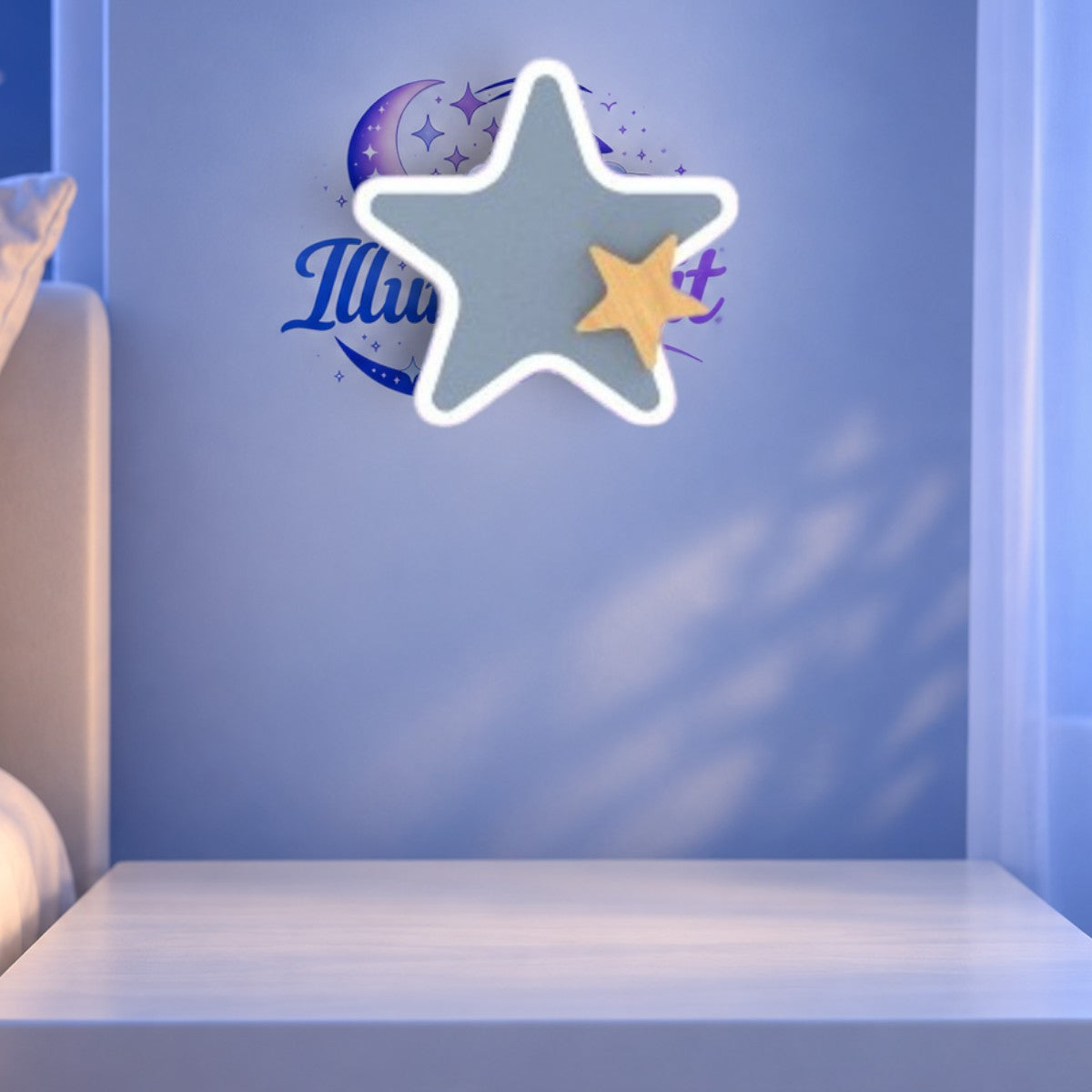 Veilleuse Murale Étoile LED Enfant <br> Starya