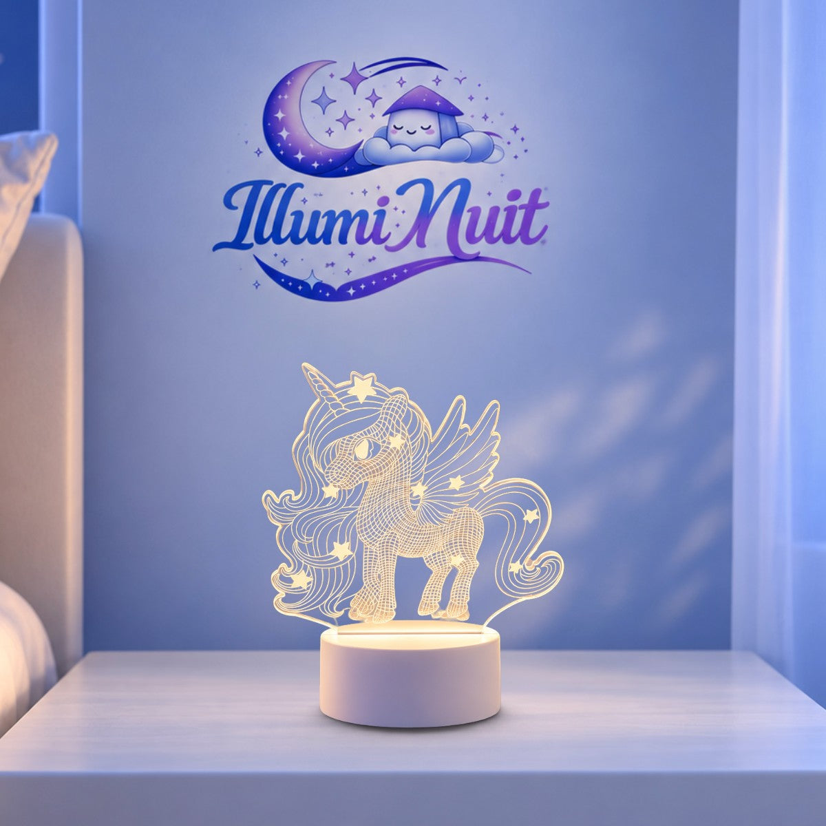 Veilleuse LED Licorne <br> UniDream