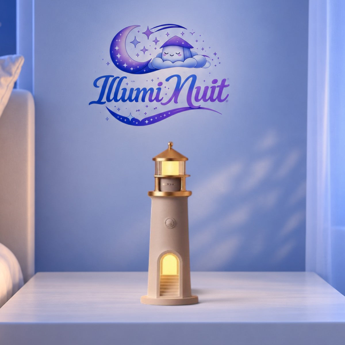 Veilleuse Phare à Détecteur de Mouvement <br> MoonHarbor
