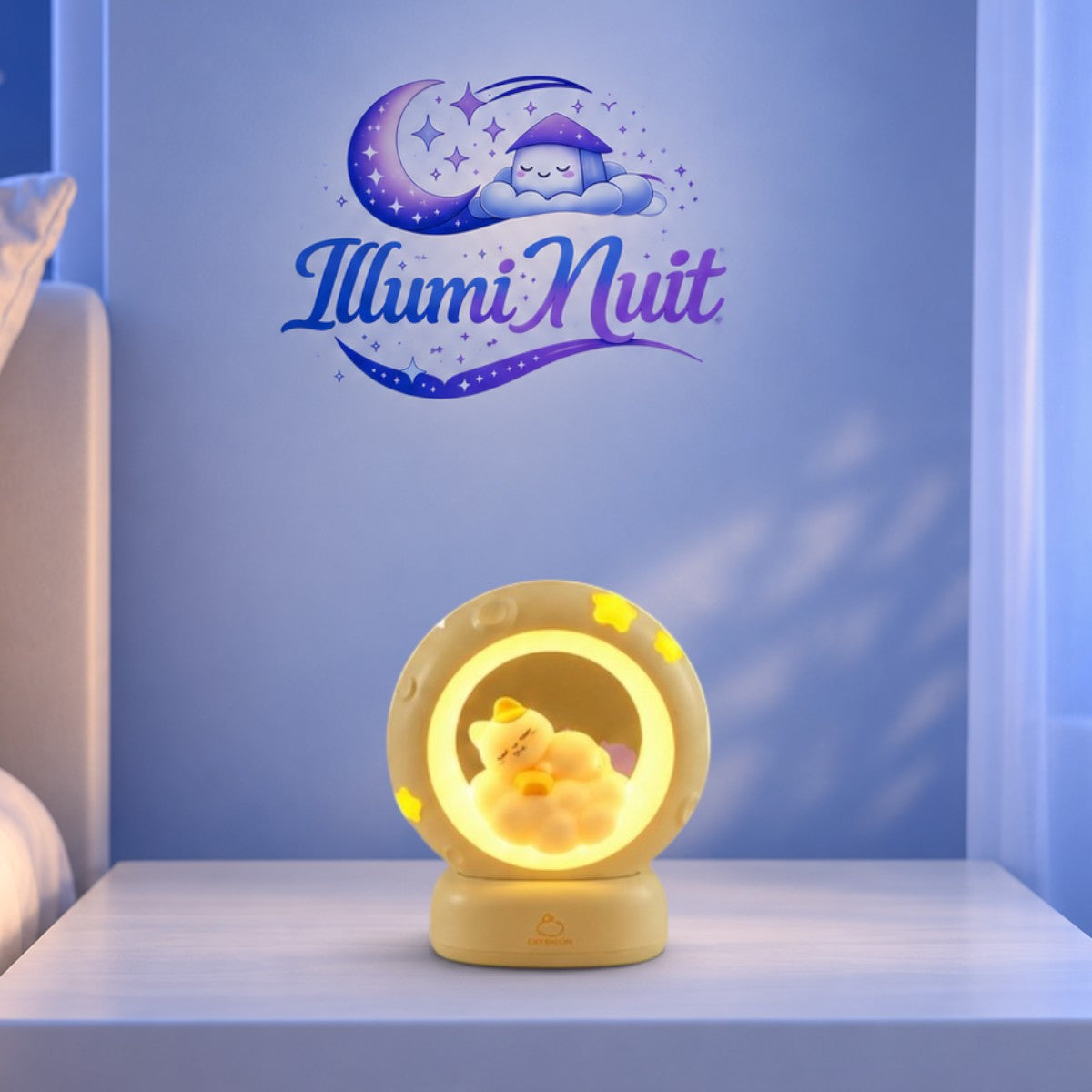 Veilleuse Chat Dormeur Nuage LED <br> SleepyCat