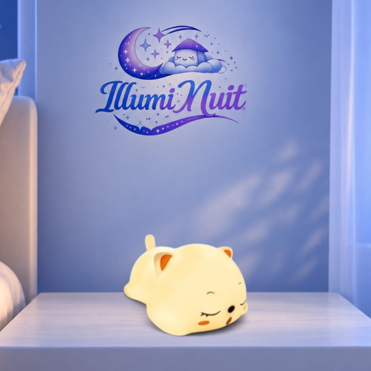 Veilleuse Chat LED Bébé <br> NoxiCat