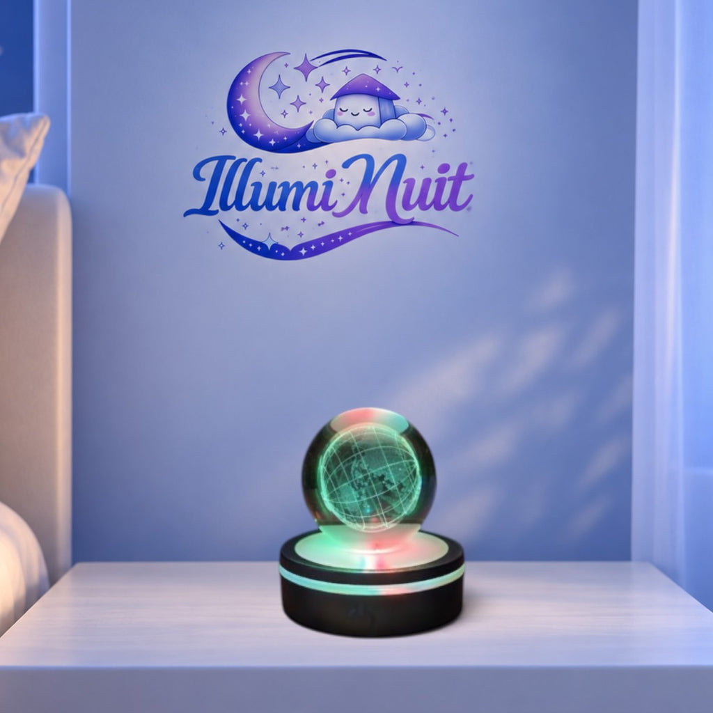 Veilleuse Cristal LED Globe <br> TerraSphere