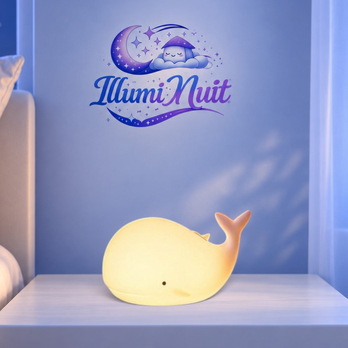 Veilleuse LED Baleine Bébé <br> Baleina