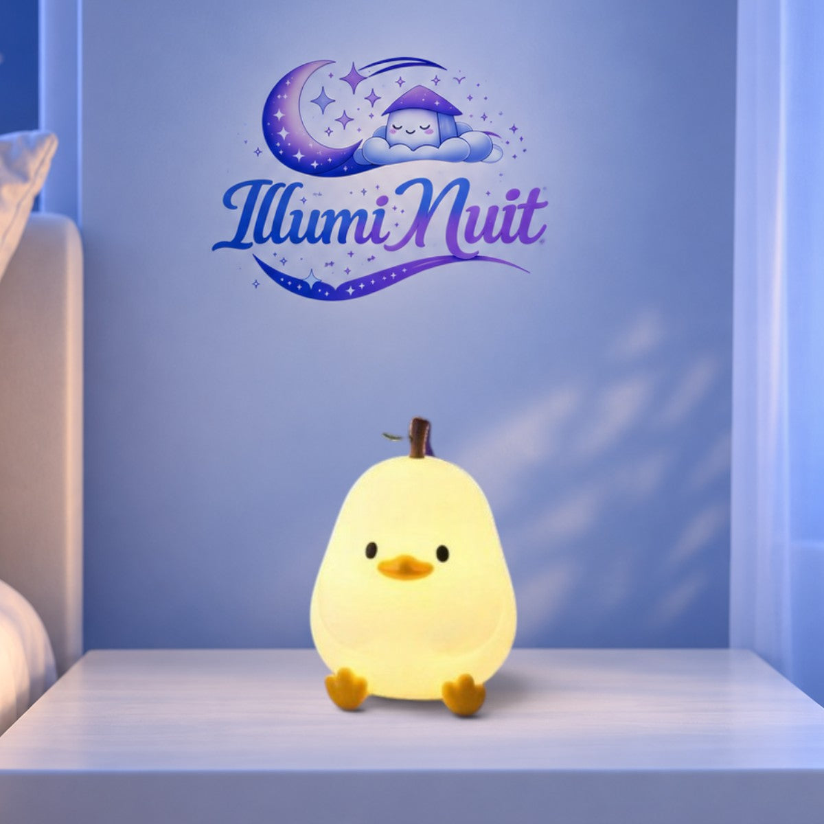 Veilleuse Canard LED <br> Pearly