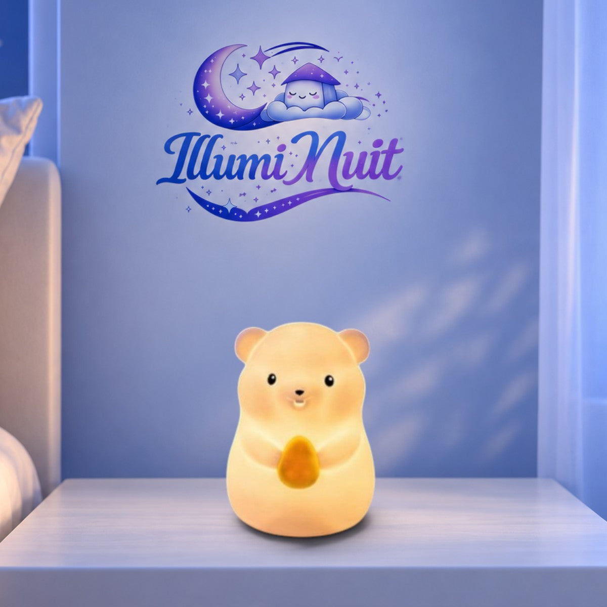 Veilleuse Hamster Multicolore LED <br> HamGlow