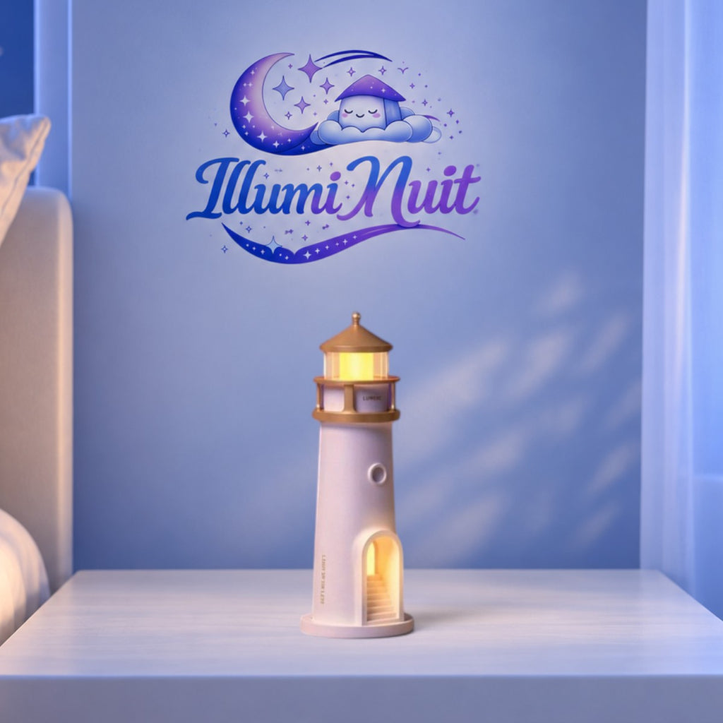 Veilleuse Phare Bluetooth LED <br> MoonHarbor Projecteur