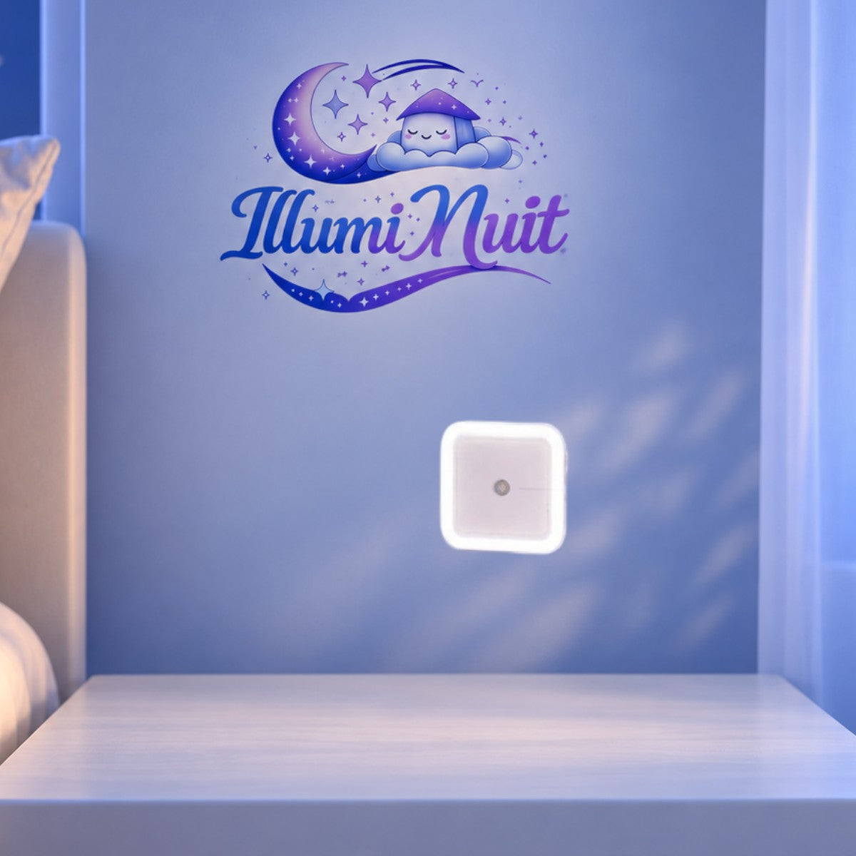 Veilleuse Murale LED Blanc <br> WhiteGlow