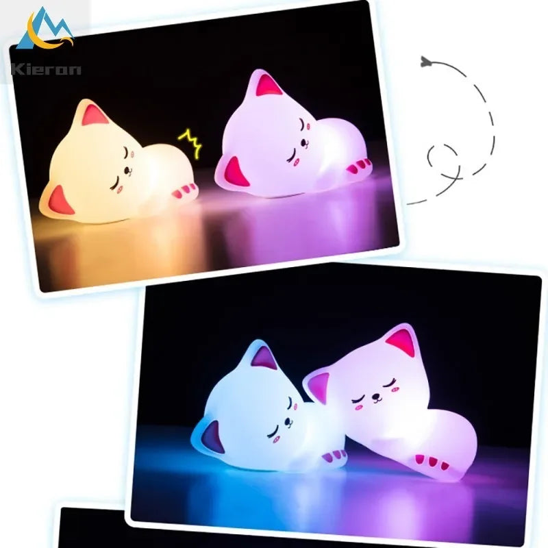 Veilleuse LED Chat Endormi <br> DodoNeko