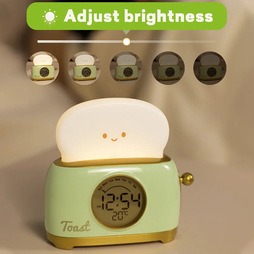 Veilleuse Réveil LED Toast <br> ToastyGlow