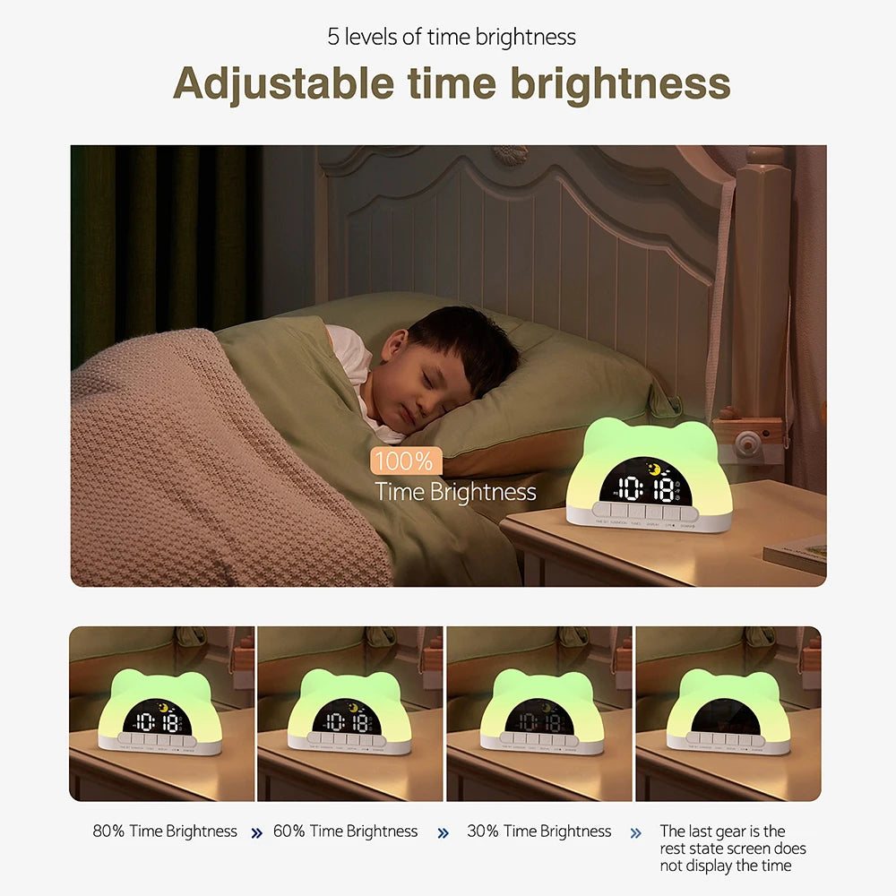 Veilleuse Réveil Bébé LED <br> LuniGlow