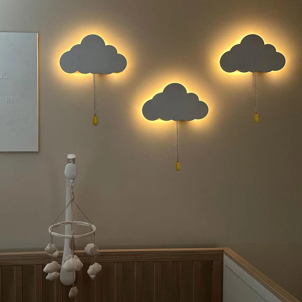 Veilleuse Nuage LED Murale <br> Eloria
