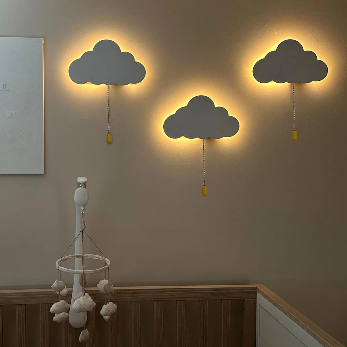 Veilleuse Nuage LED Murale <br> Eloria