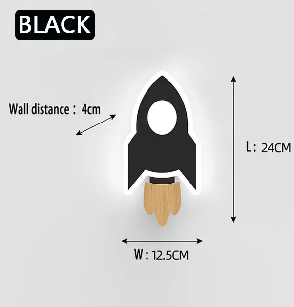 Veilleuse Murale Fusée LED Enfant <br> Astroa