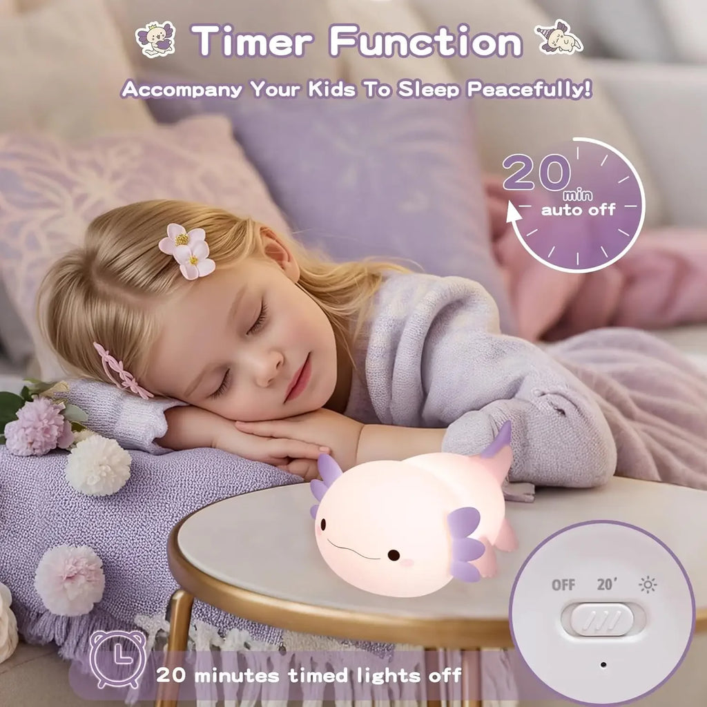 Veilleuse LED Axolotl <br> AxoGlow
