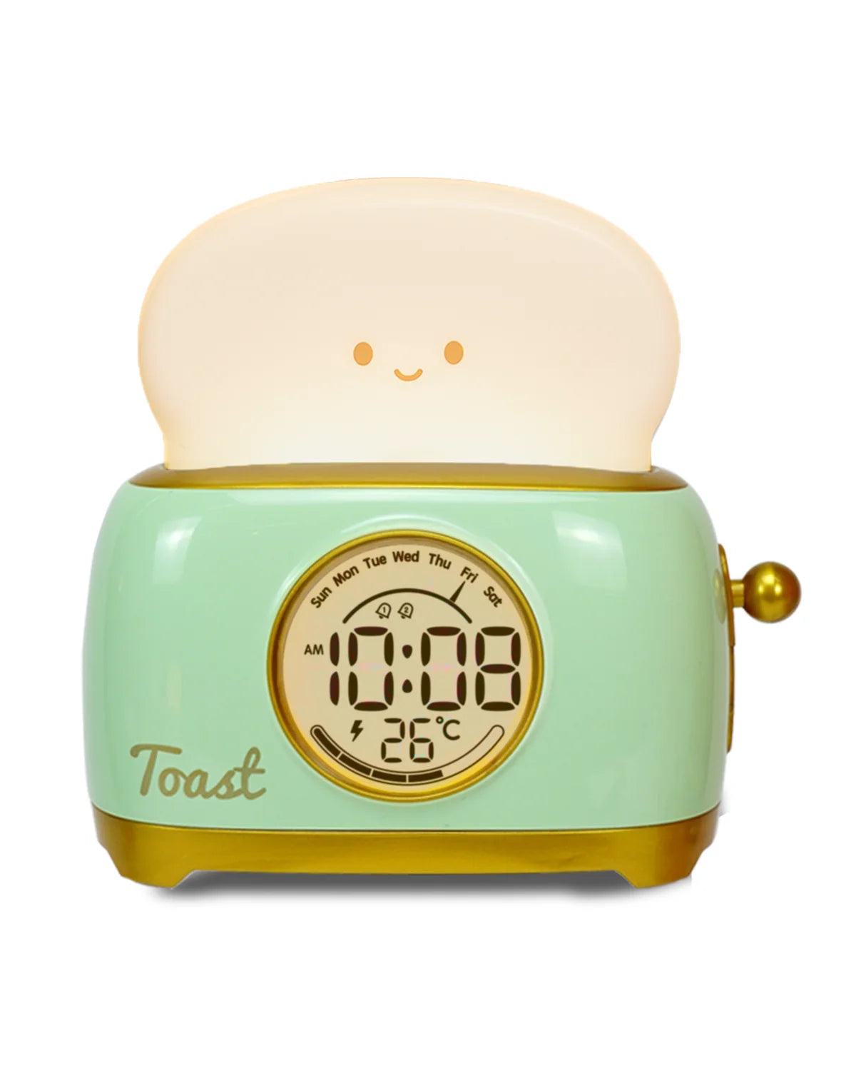 Veilleuse Réveil LED Toast <br> ToastyGlow
