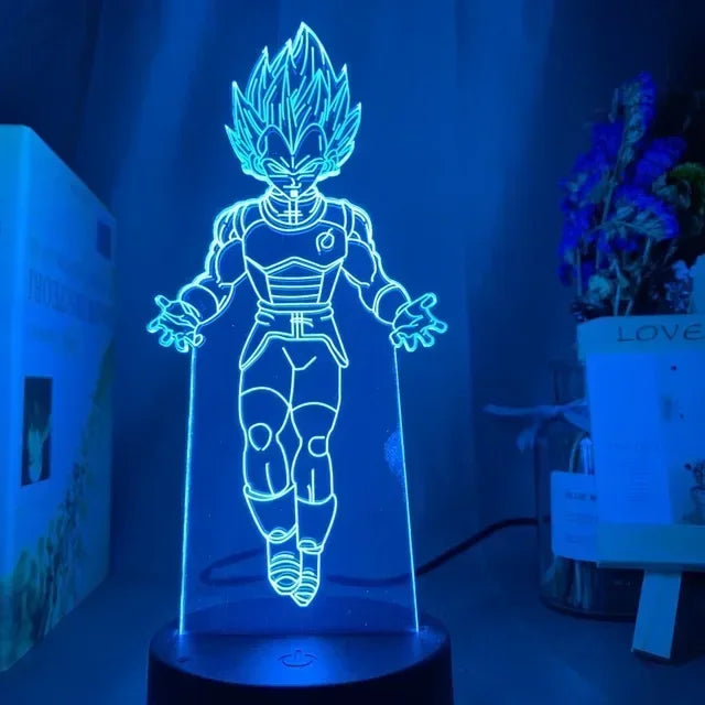 Veilleuse Prince Guerrier Aura LED Bleu <br> BlueAura