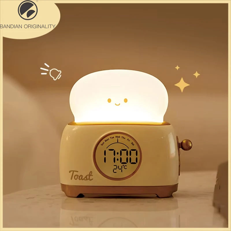 Veilleuse Réveil LED Toast <br> ToastyGlow