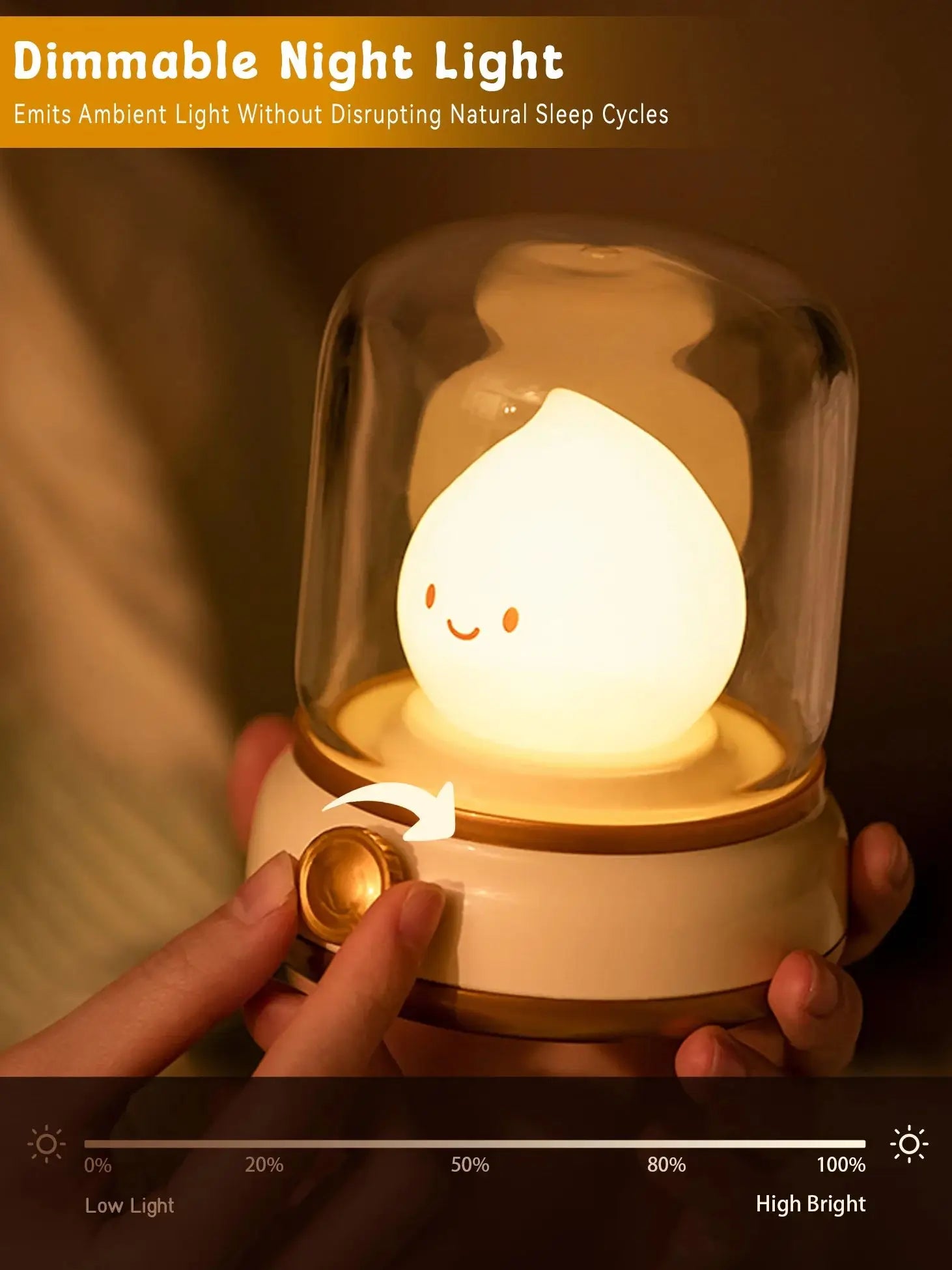 Veilleuse Flamme Kawaii LED <br> FlameAura
