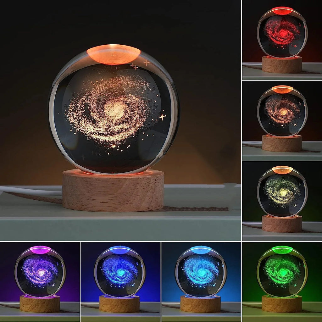 Veilleuse Boule Galaxie LED RGB <br> GalaxyDream