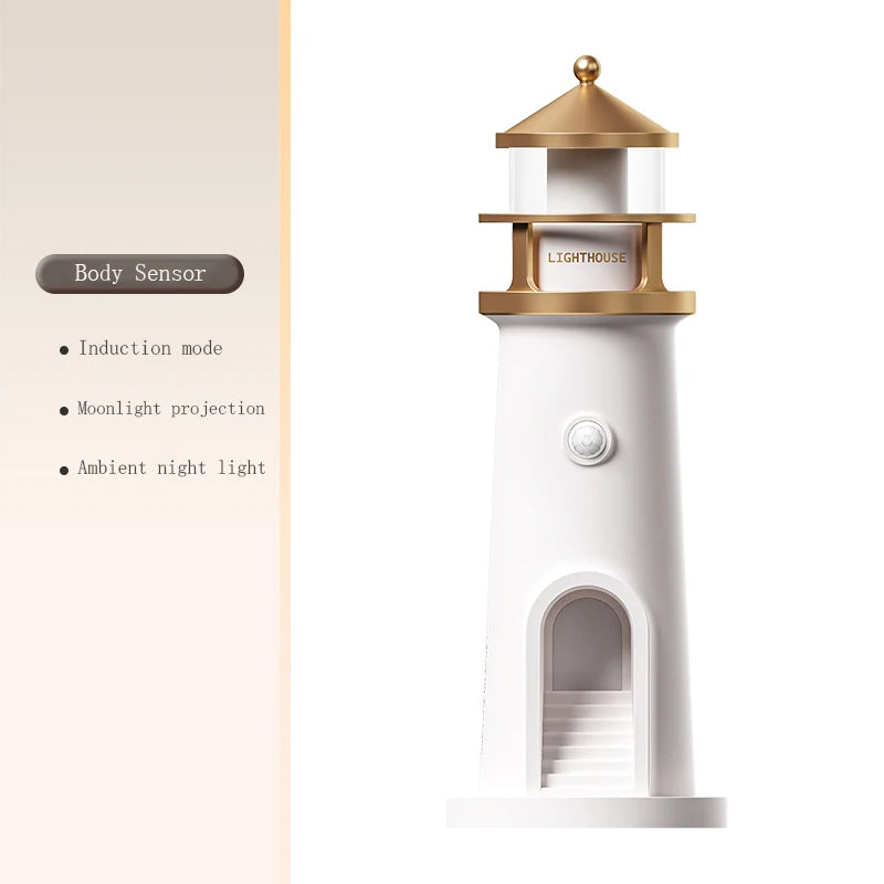 Veilleuse Phare à Détecteur de Mouvement <br> MoonHarbor