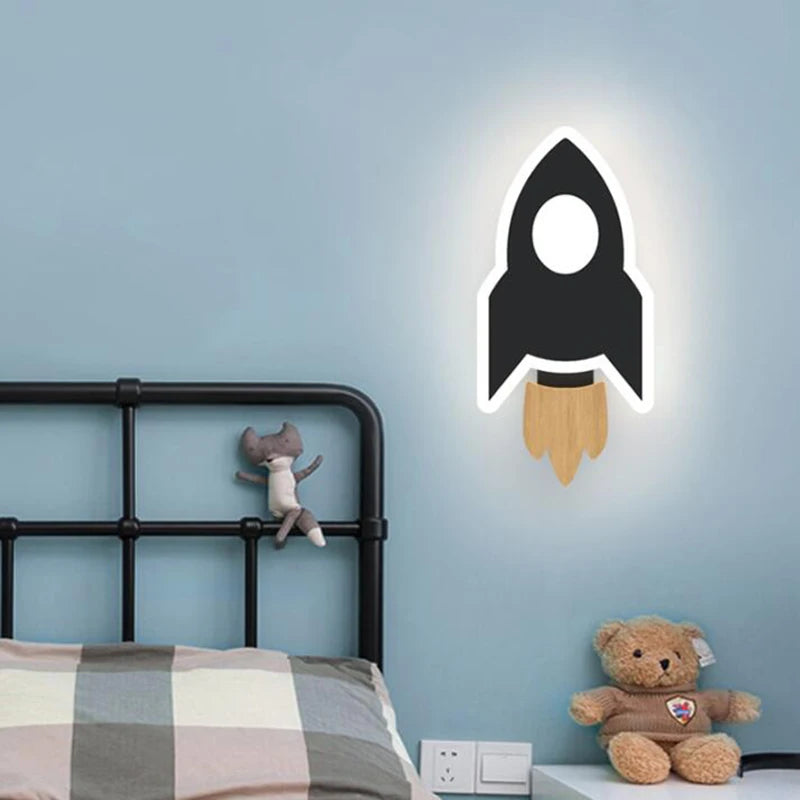Veilleuse Murale Fusée LED Enfant <br> Astroa