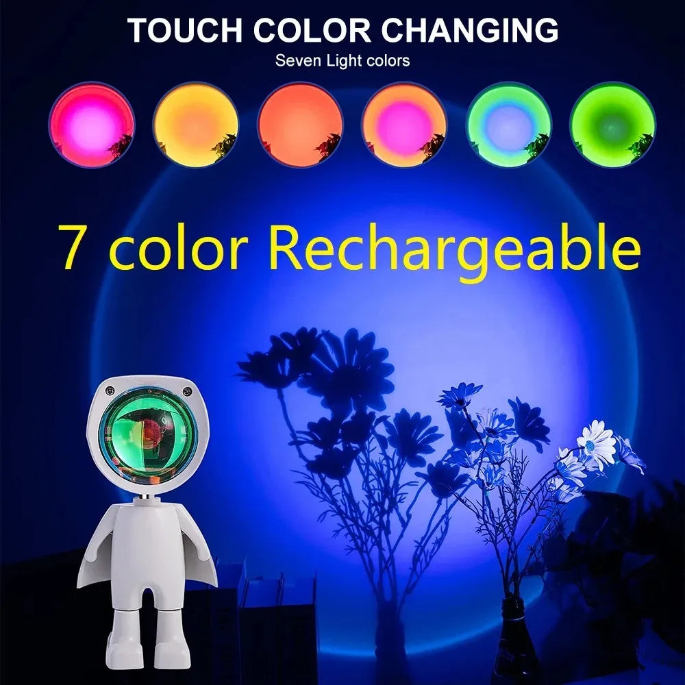 Veilleuse Projecteur Astronaute LED RGB <br> AstroLuma